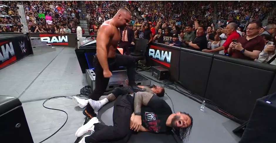 Bron Breakker & Bronson Reed decimate Roman Reigns & Jey Uso on WWE Raw