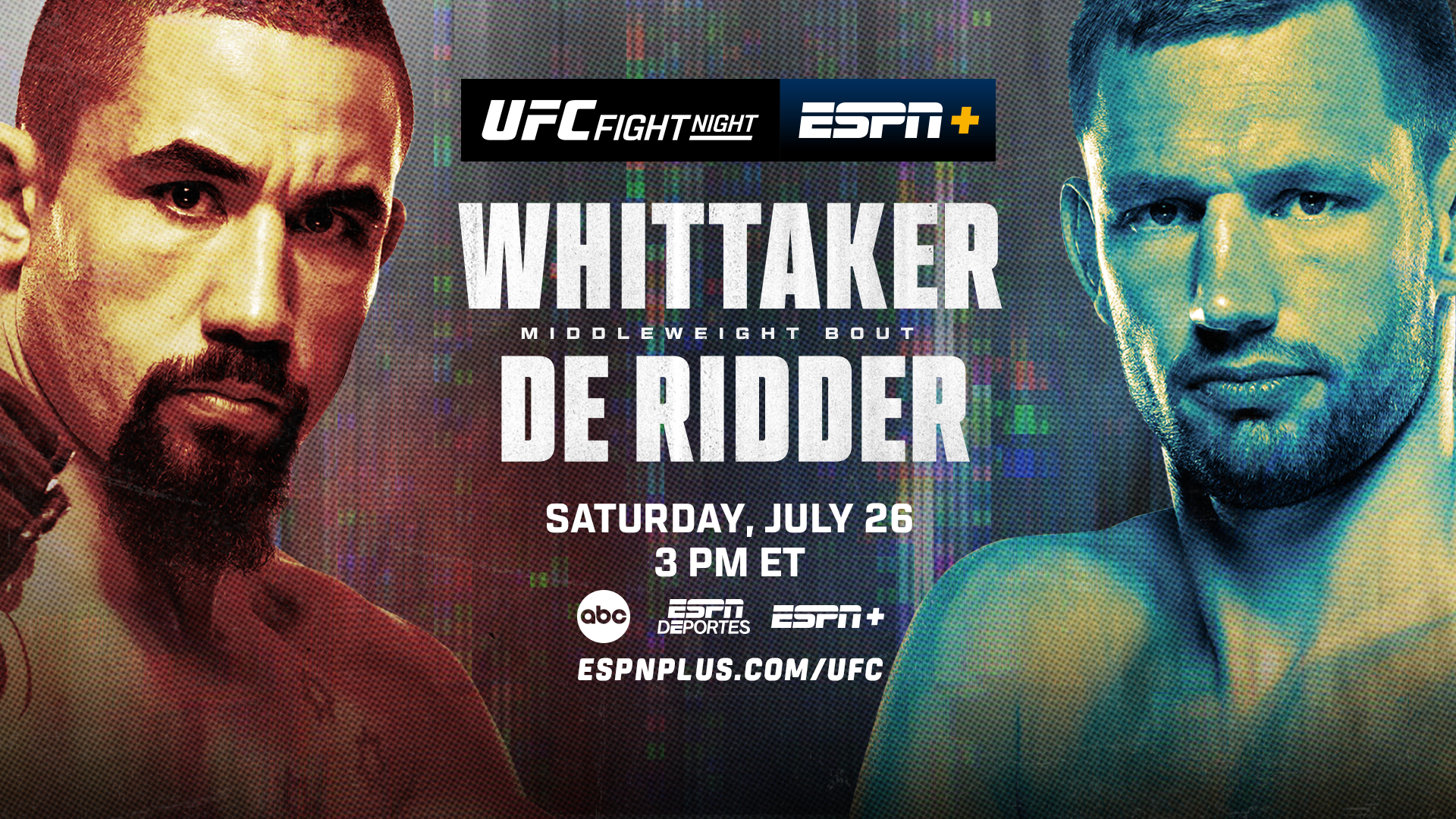 UFC on ABC 9 live results: Robert Whittaker vs. Reinier de Ridder