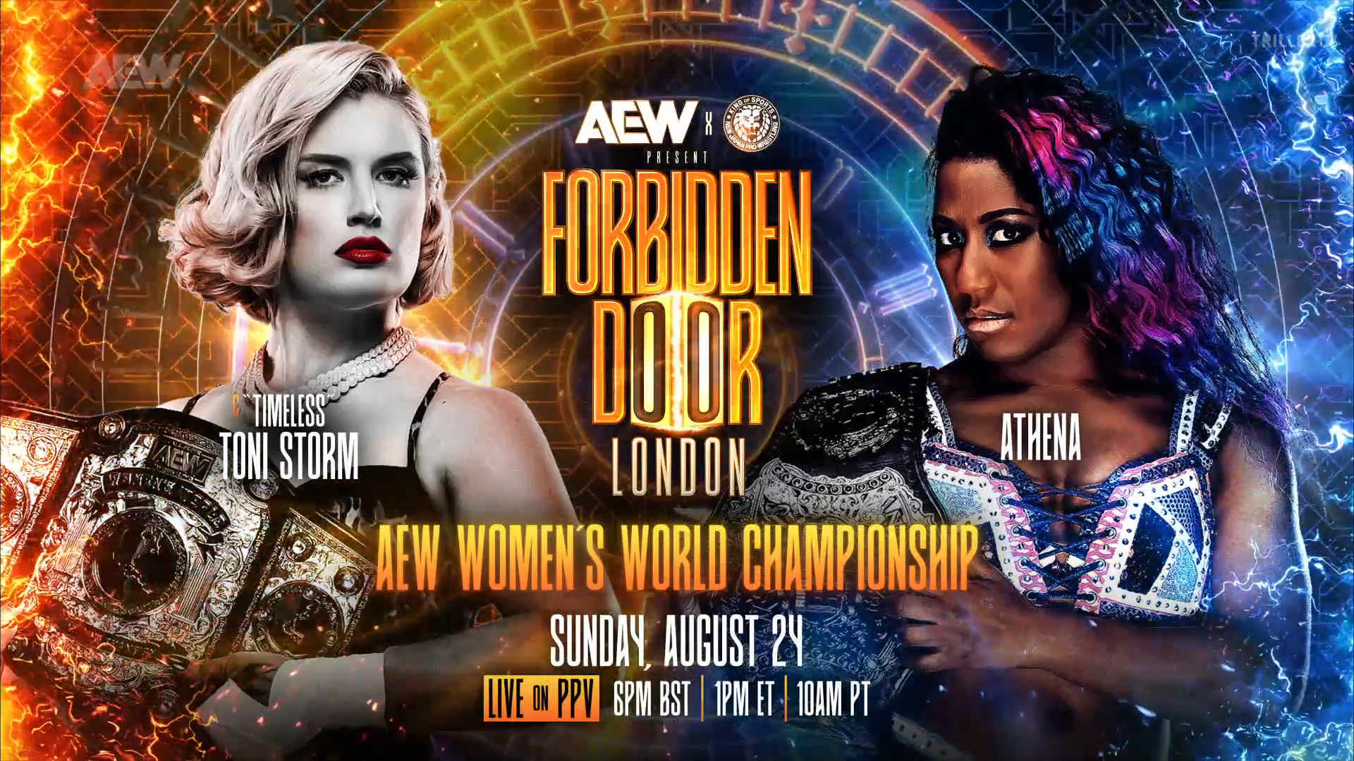 Women’s World title match confirmed for AEW x NJPW Forbidden Door