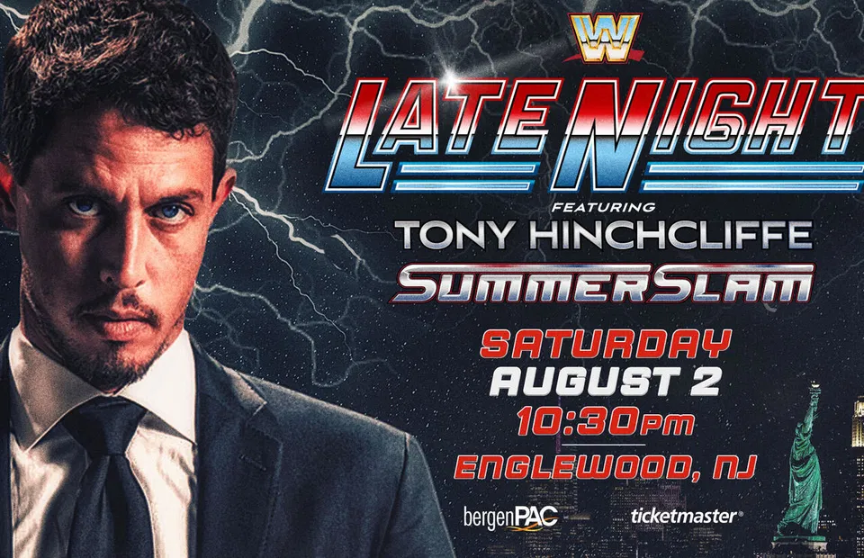Ticketmaster says ‘WWE Late Night’ with Tony Hinchcliffe has been canceled
