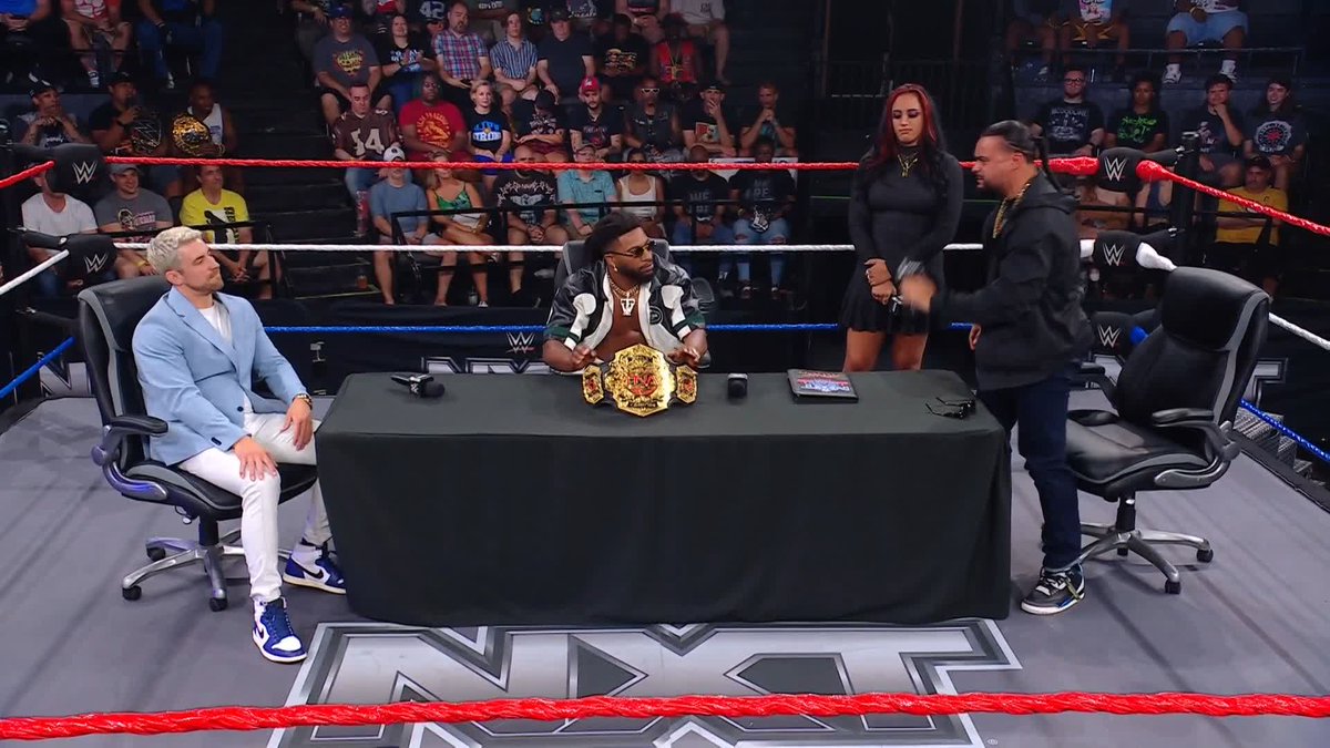 Trick Williams teaming with Joe Hendry & Mike Santana on WWE NXT