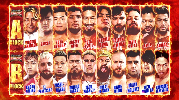 NJPW G1 Climax 35 night two results, updated standings