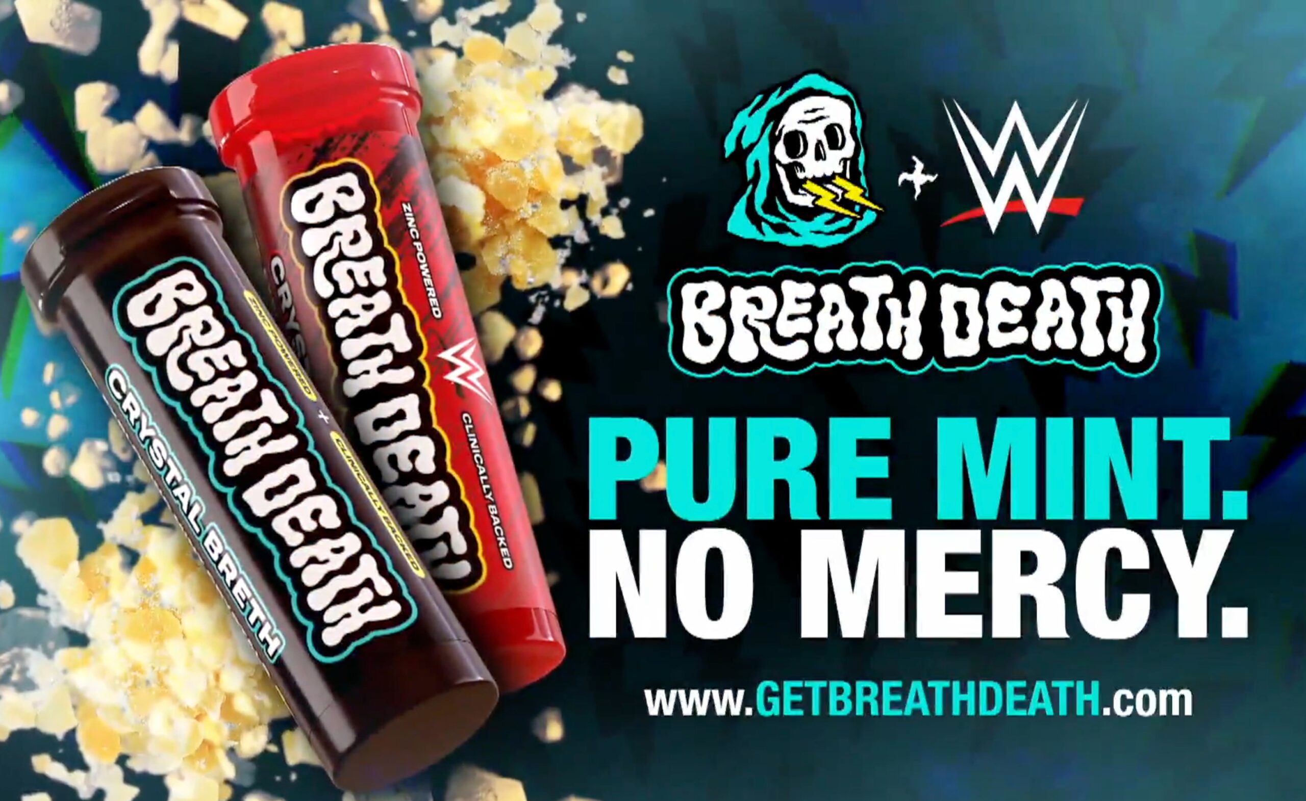 WWE partnering with Breath Death to ‘body slam bad breath’