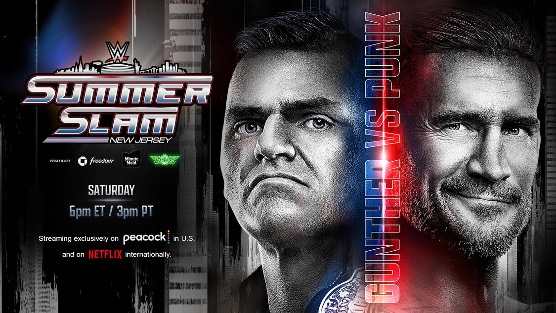 WWE SummerSlam night one live results: CM Punk vs. Gunther, Jelly Roll in-ring debut