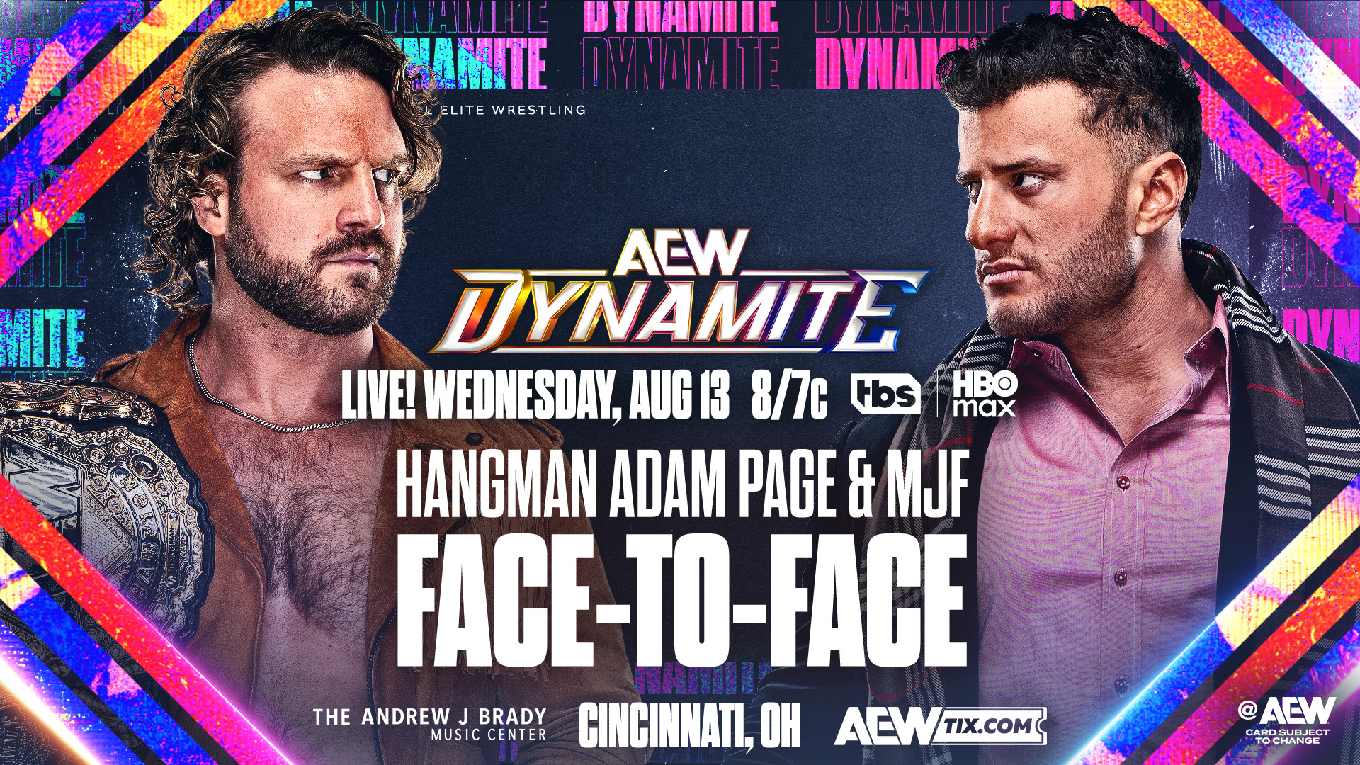 AEW Dynamite live results: Hangman Page and MJF face-to-face