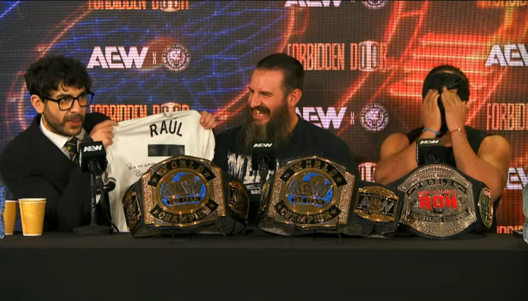 AEW x NJPW Forbidden Door post event media scrum notes