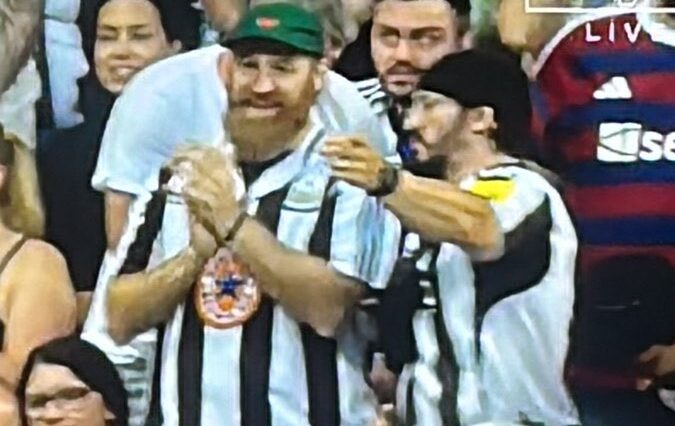 AEW & WWE stars attend Newcastle vs. Liverpool game together