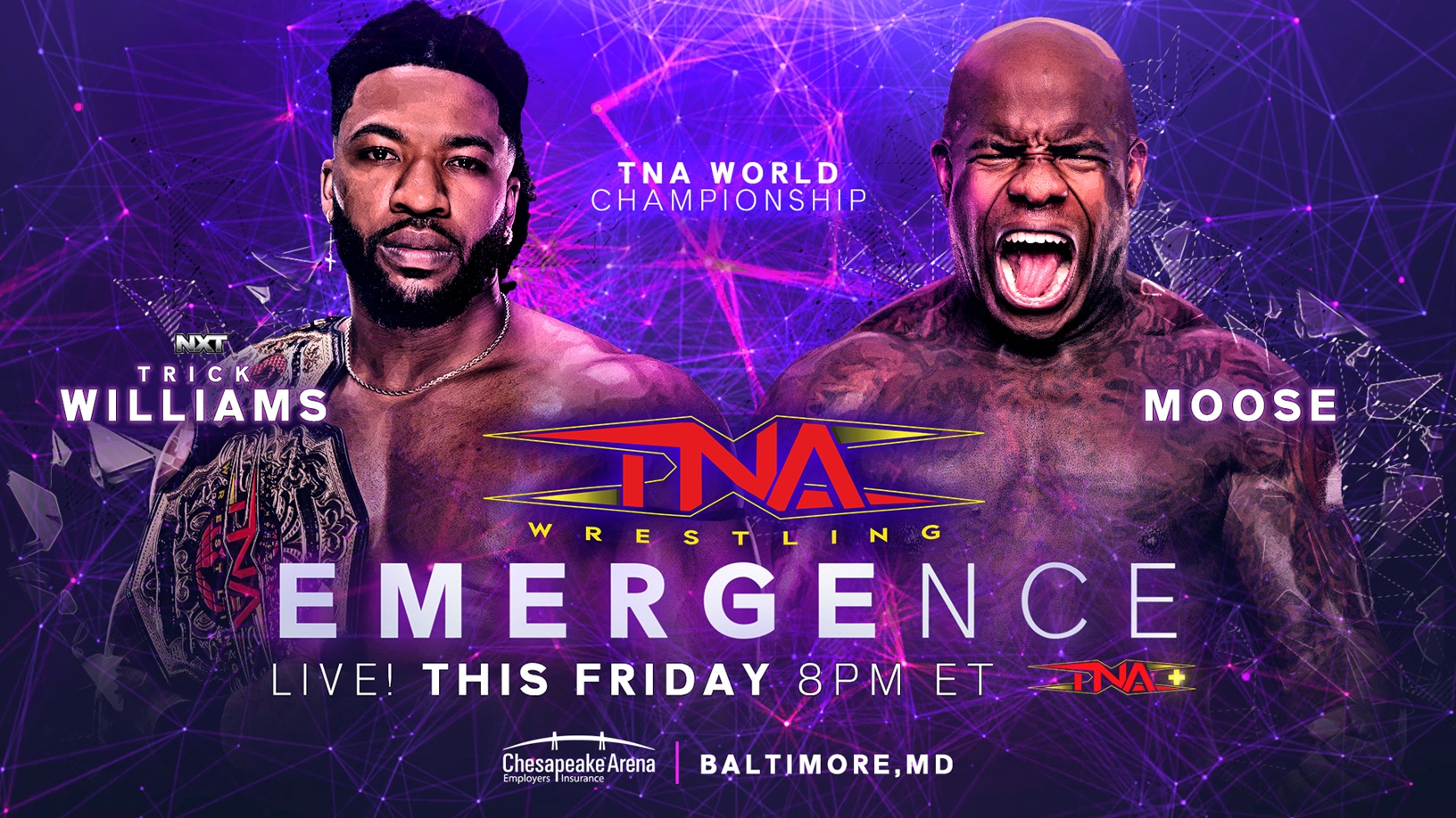 TNA Emergence live results: Trick Williams vs. Moose World title match