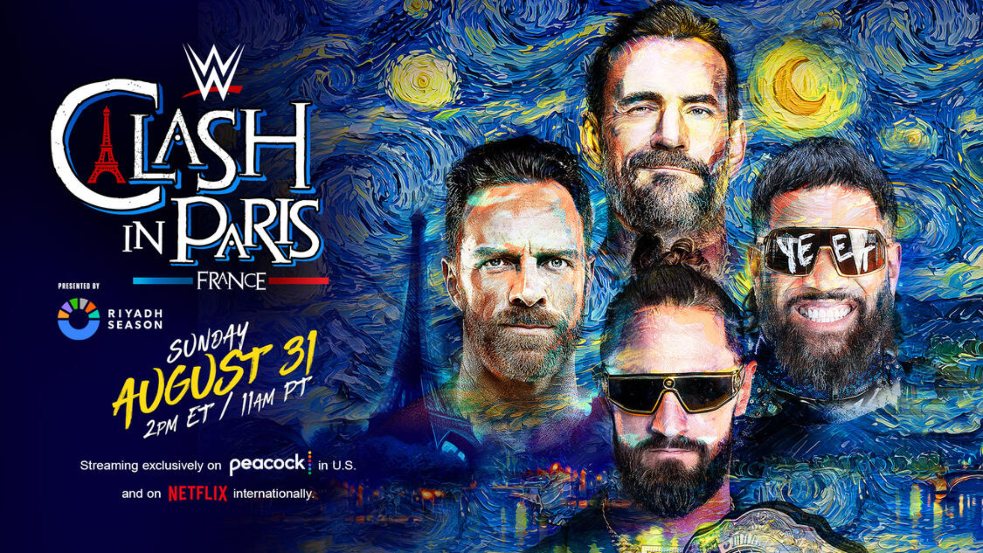 How to watch the WWE Clash in Paris 2025 Preshow Live