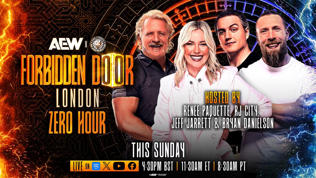 Bryan Danielson to appear on AEW x NJPW Forbidden Door pre-show