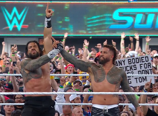Roman Reigns & Jey Uso win WWE SummerSlam tag match