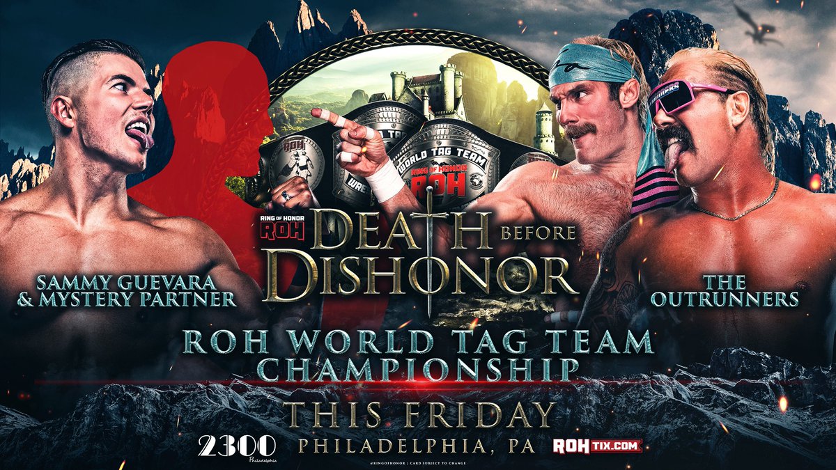 Sammy Guevara to have mystery partner for ROH Death Before Dishonor title match