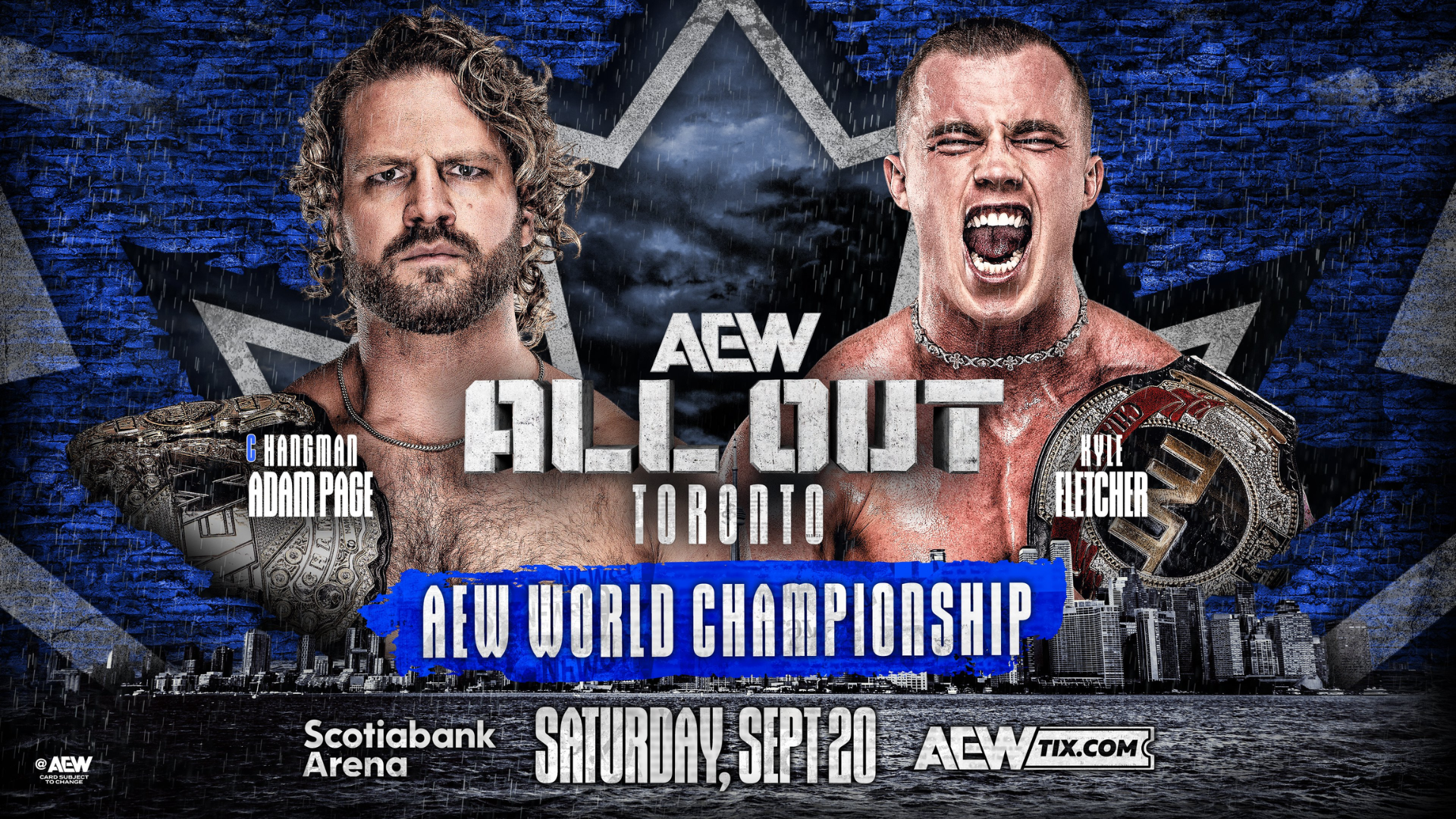 AEW All Out live results: Hangman Page vs. Kyle Fletcher, five title matches