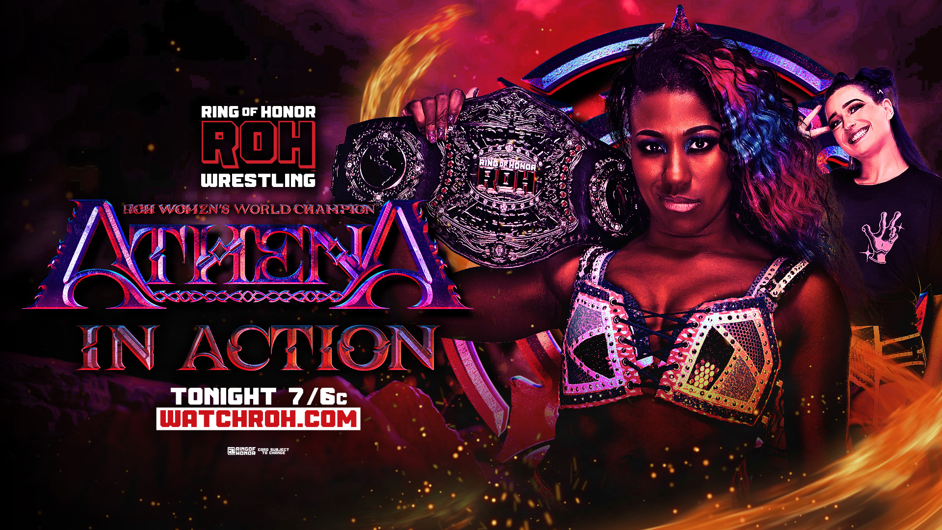 Ring of Honor TV live results: Athena in action