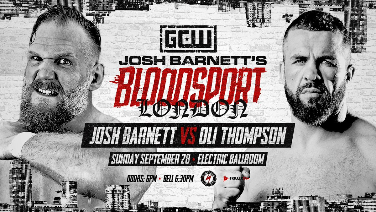 Josh Barnett match announced for Bloodsport: London