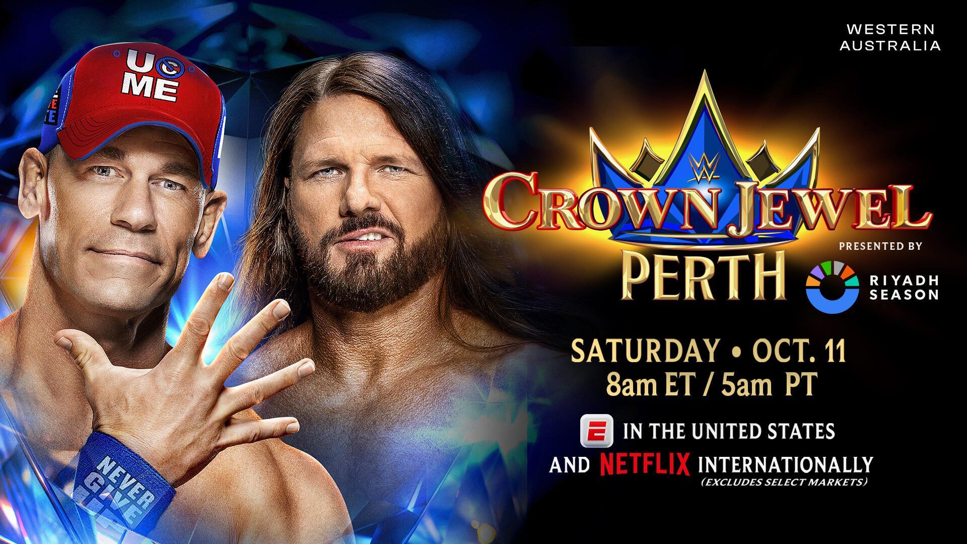 Update on John Cena vs. AJ Styles WWE Crown Jewel: Perth match