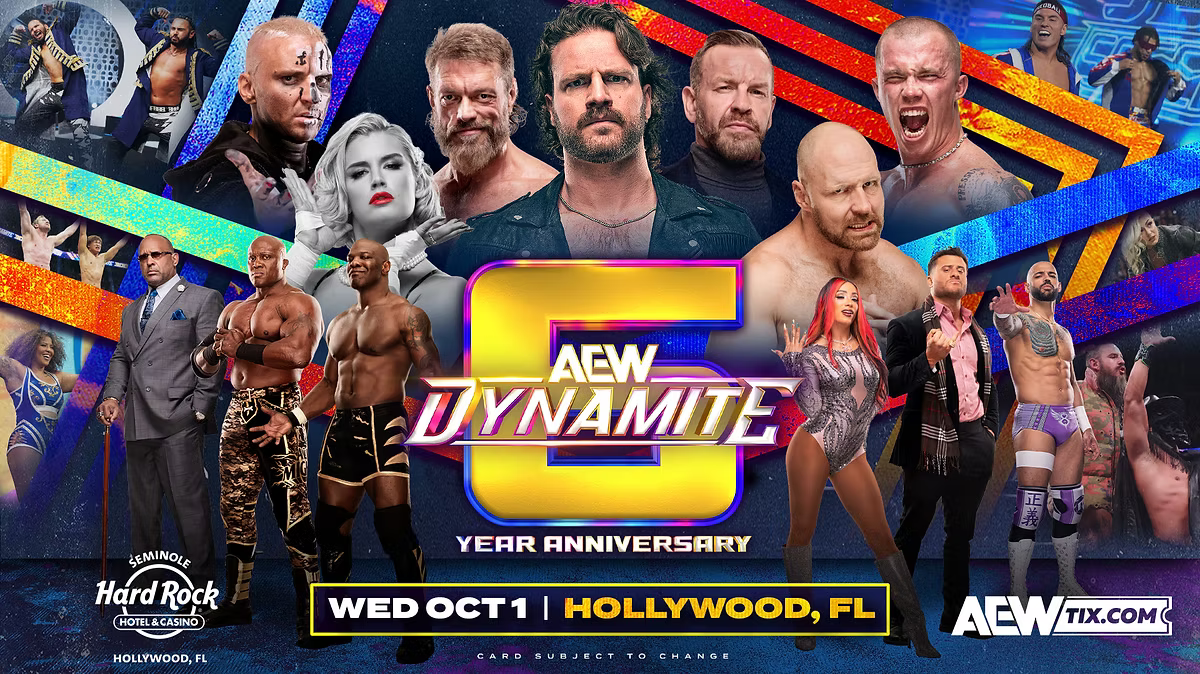 Three matches booked for AEW Dynamite sixth anniversary