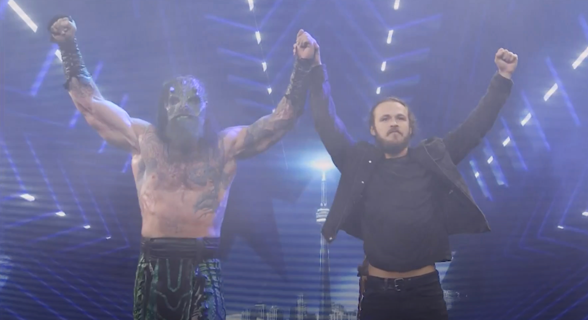 Jack Perry returns at AEW All Out, reunites with Luchasaurus