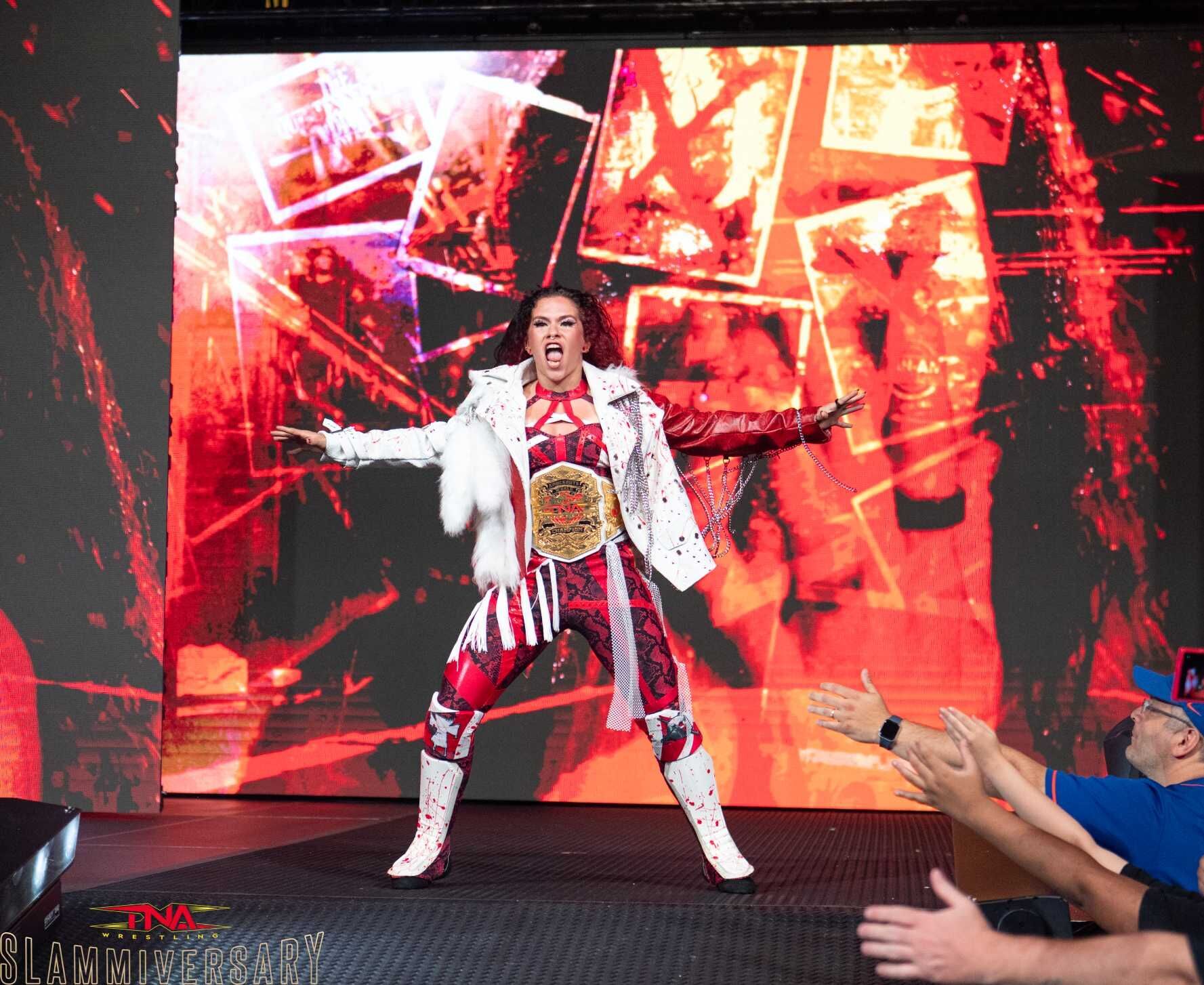 Replacement set for Masha Slamovich indie match, TNA Victory Road update