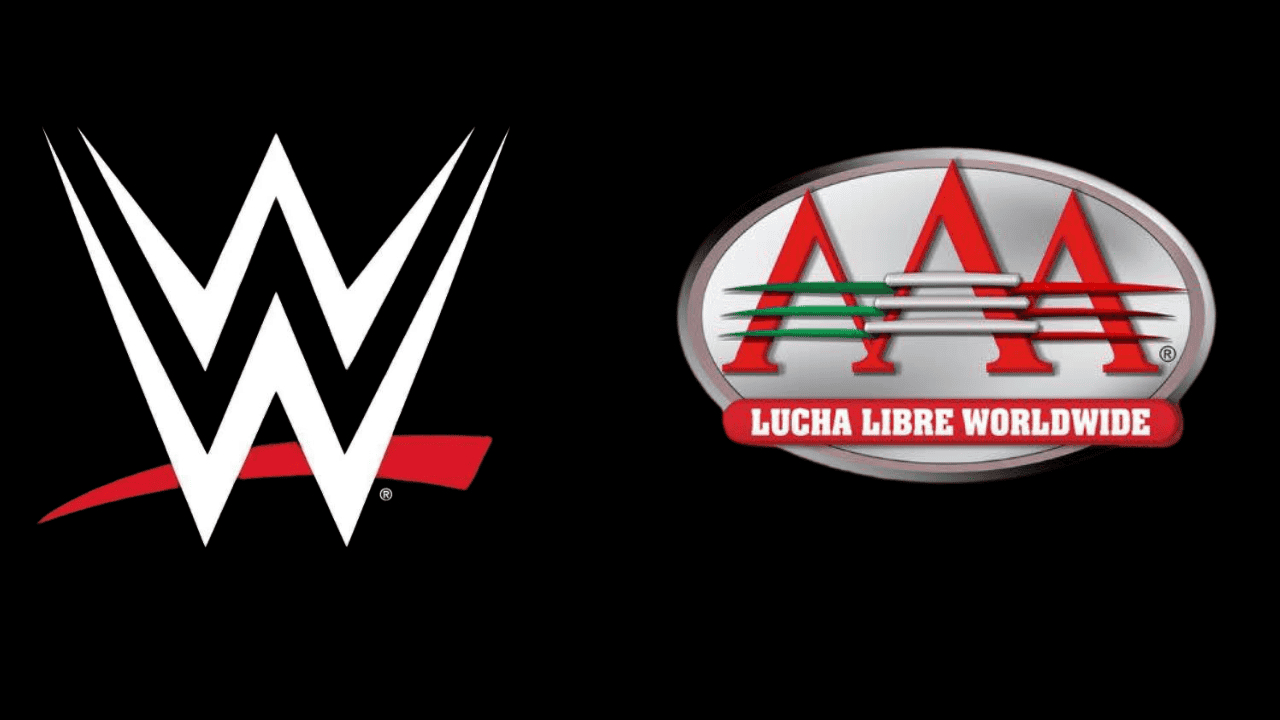 WWE and AAA logos
