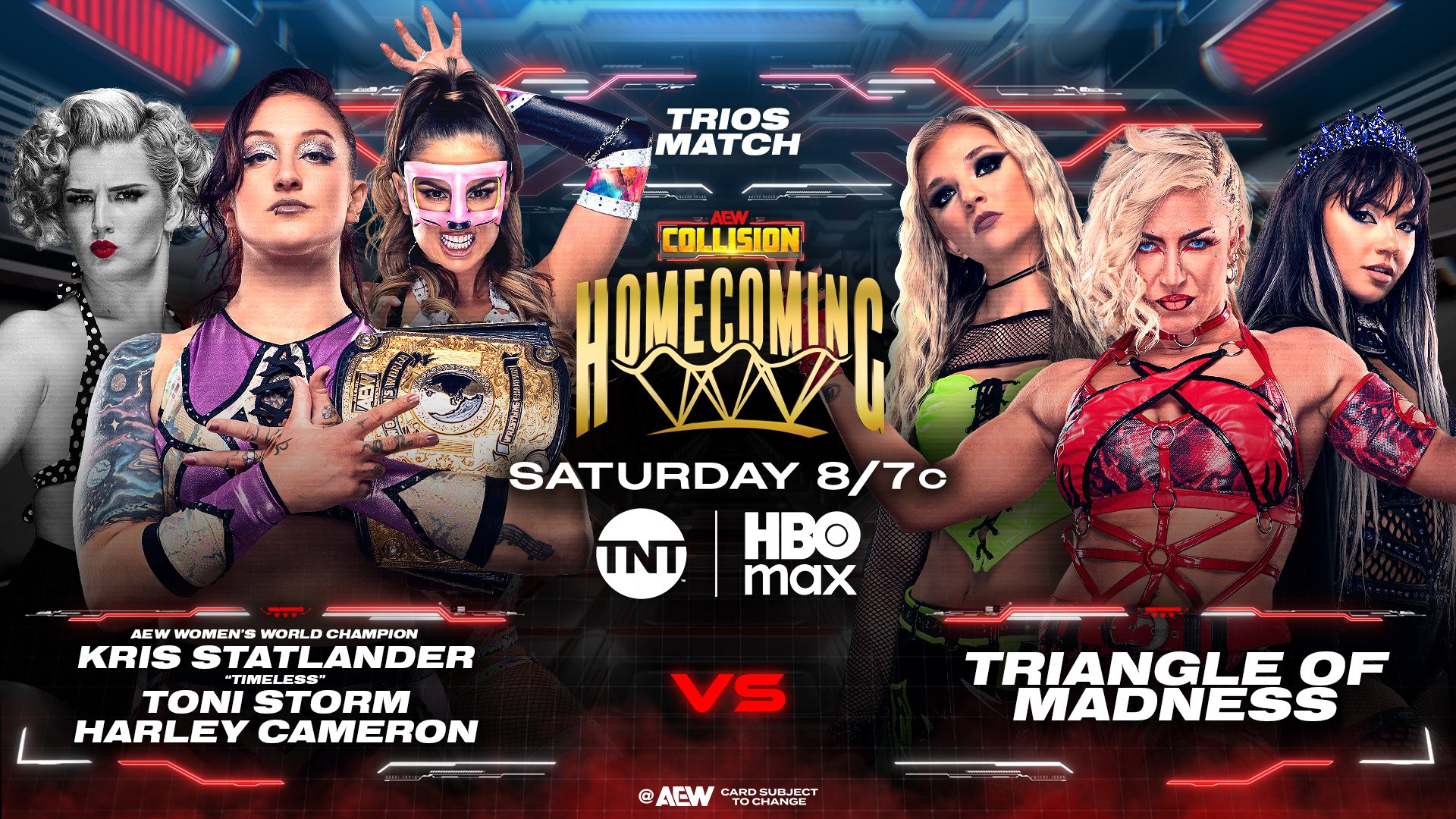 AEW Collision Homecoming live results: Women’s trios match