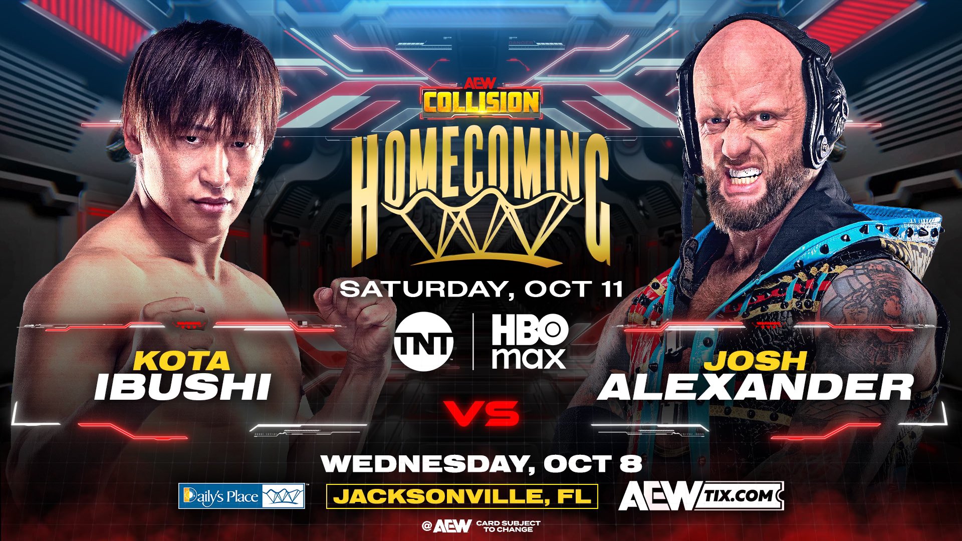 Matches announced for next week’s AEW Collision Homecoming