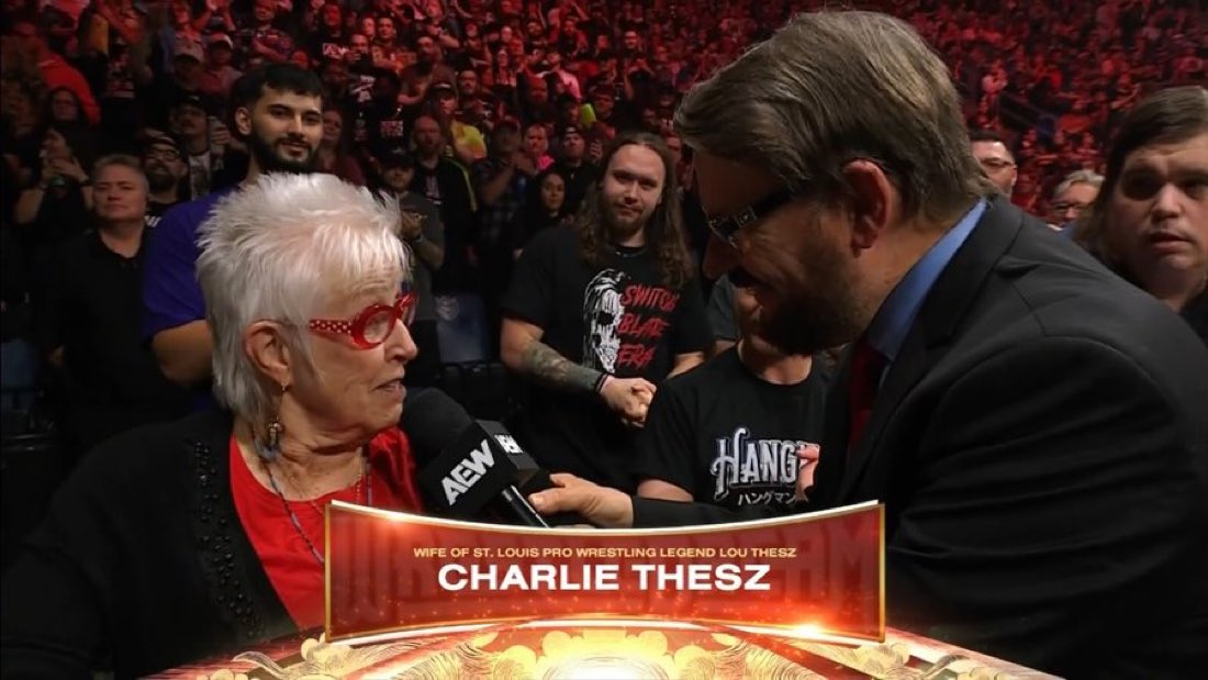 Widow of Lou Thesz attends AEW WrestleDream