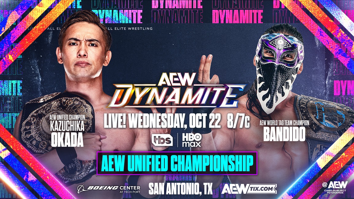 AEW Dynamite live results: Kazuchika Okada vs. Bandido Unified title match