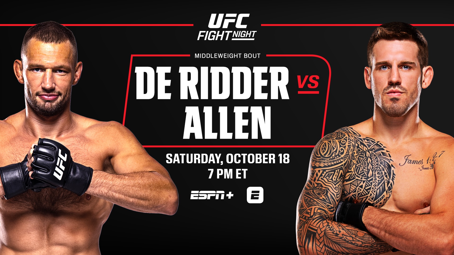 UFC on ESPN+ 120 live results: Reinier de Ridder vs. Brendan Allen