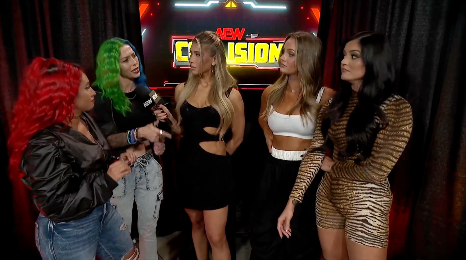 Former Tegan Nox appears on AEW Collision, issues challenge