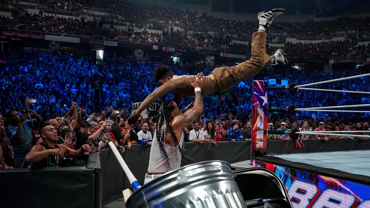 WWE star Damian Priest reacts to Bad Bunny Super Bowl announcement