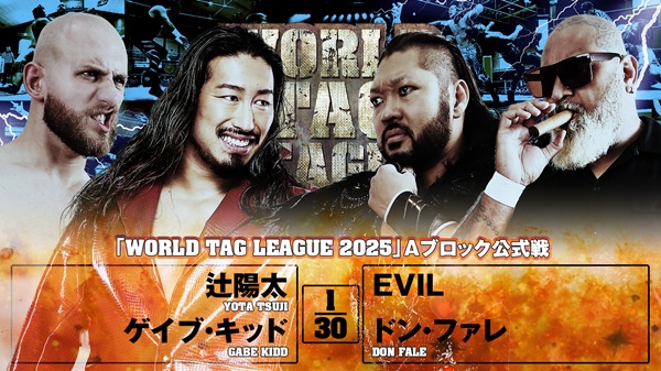 NJPW World Tag League 2025 night three results