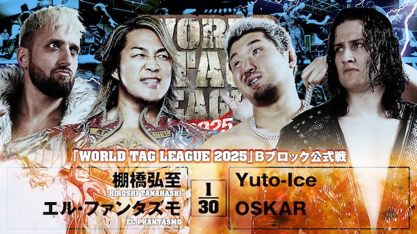 NJPW World Tag League 2025 night six results, updated standings