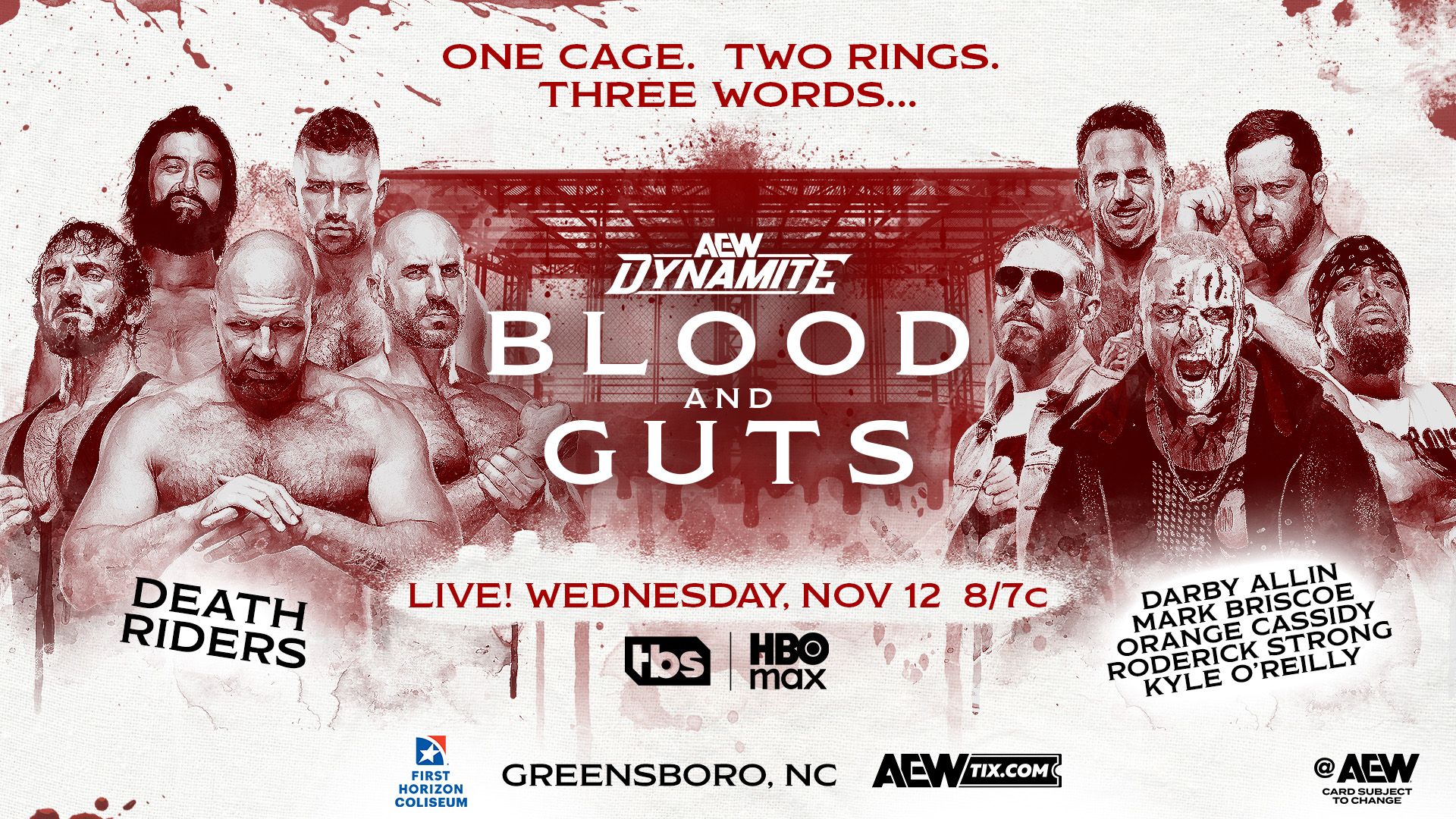 AEW Dynamite Blood and Guts live results: Two cage matches