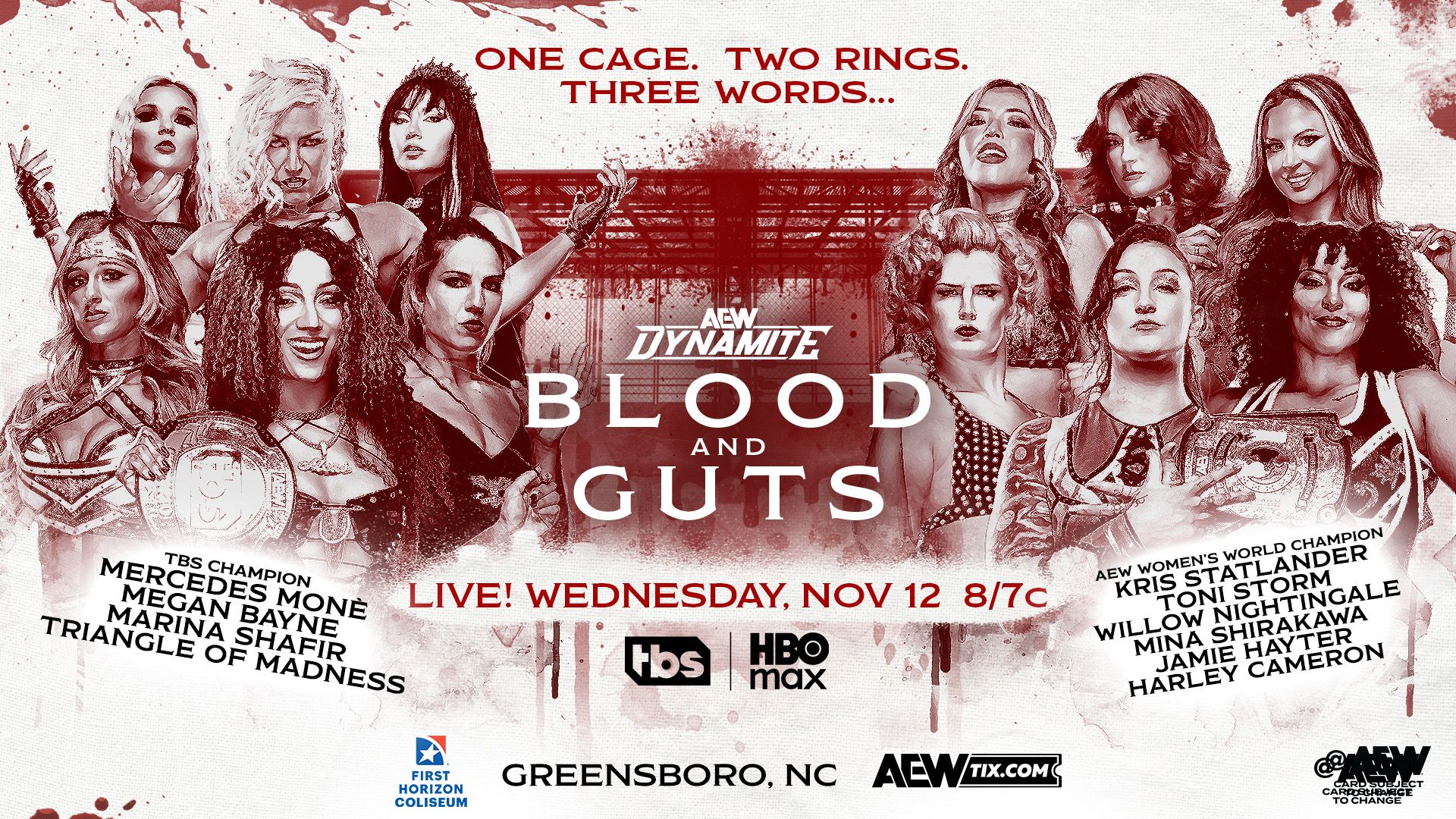 Winners crowned in chaotic first-ever women’s AEW Blood and Guts match