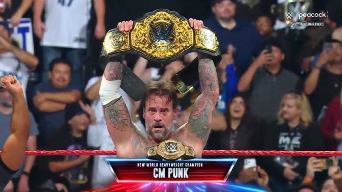 CM Punk wins World Heavyweight title at WWE Saturday Night’s Main Event