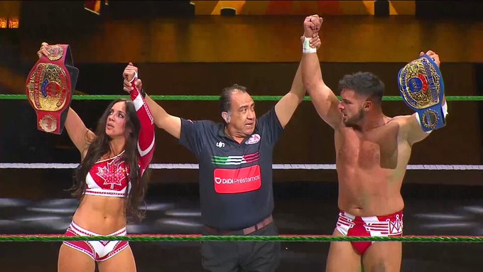 New Mixed Tag Team Champions crowned during AAA tapings