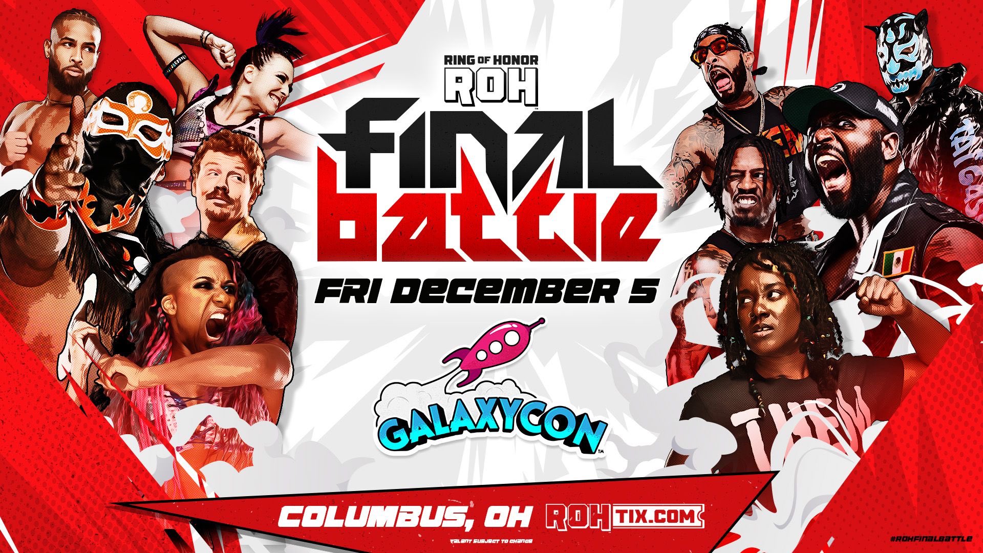 First ROH Final Battle matches official