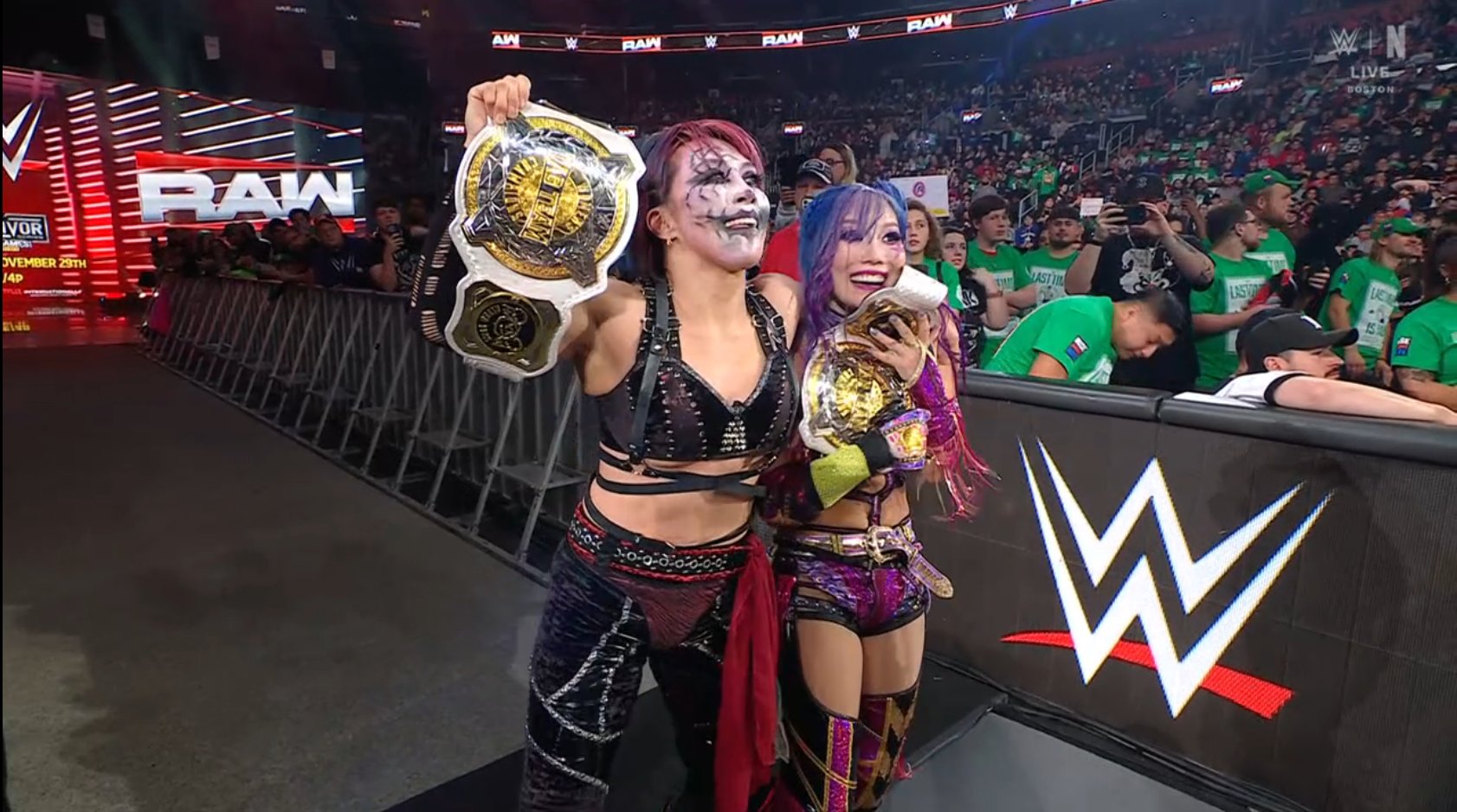 Kabuki Warriors win Women’s Tag Team titles on WWE Raw