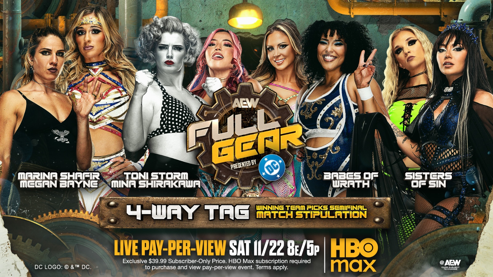 AEW Full Gear 2025 Preshow Start Times: US, UK, Australia and more