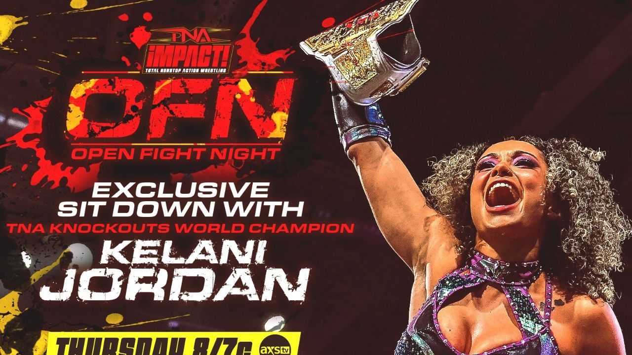 Knockouts Champion Kelani Jordan segment set for TNA Impact