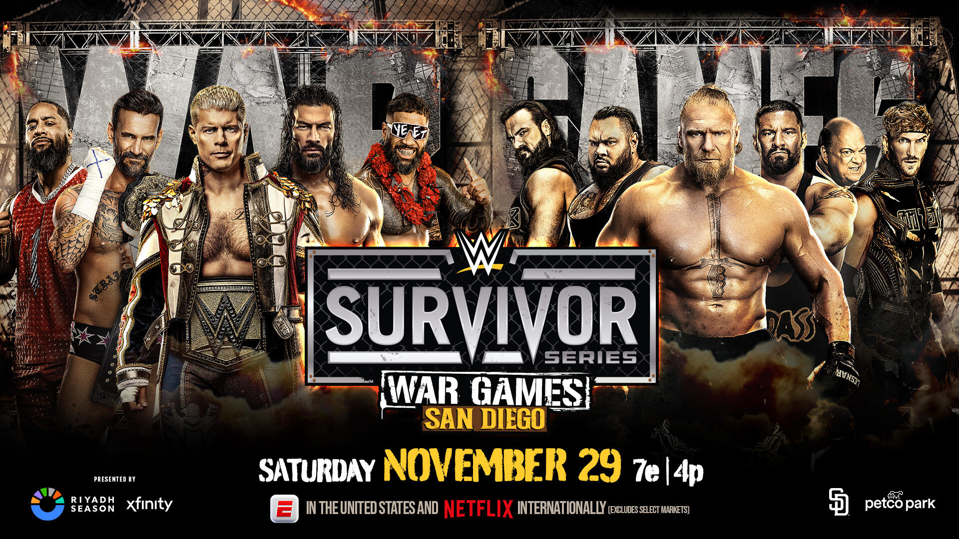 WWE Survivor Series 2025 Mens Wargames