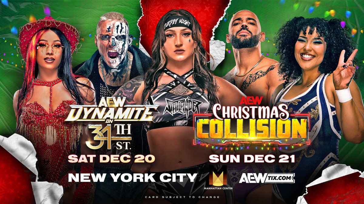AEW returning to Hammerstein Ballroom next month