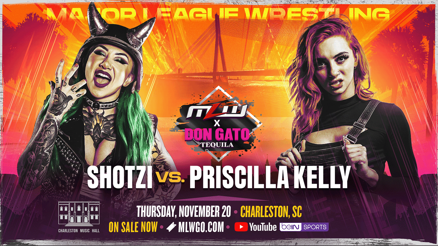 Former WWE wrestlers to face off at MLW x Don Gato Tequila: Live Special