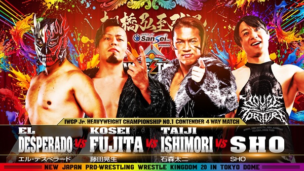 New junior heavyweight match announced for NJPW Wrestle Kingdom 20