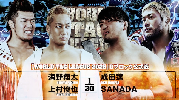 NJPW World Tag League 2025 night 12 results, updated standings