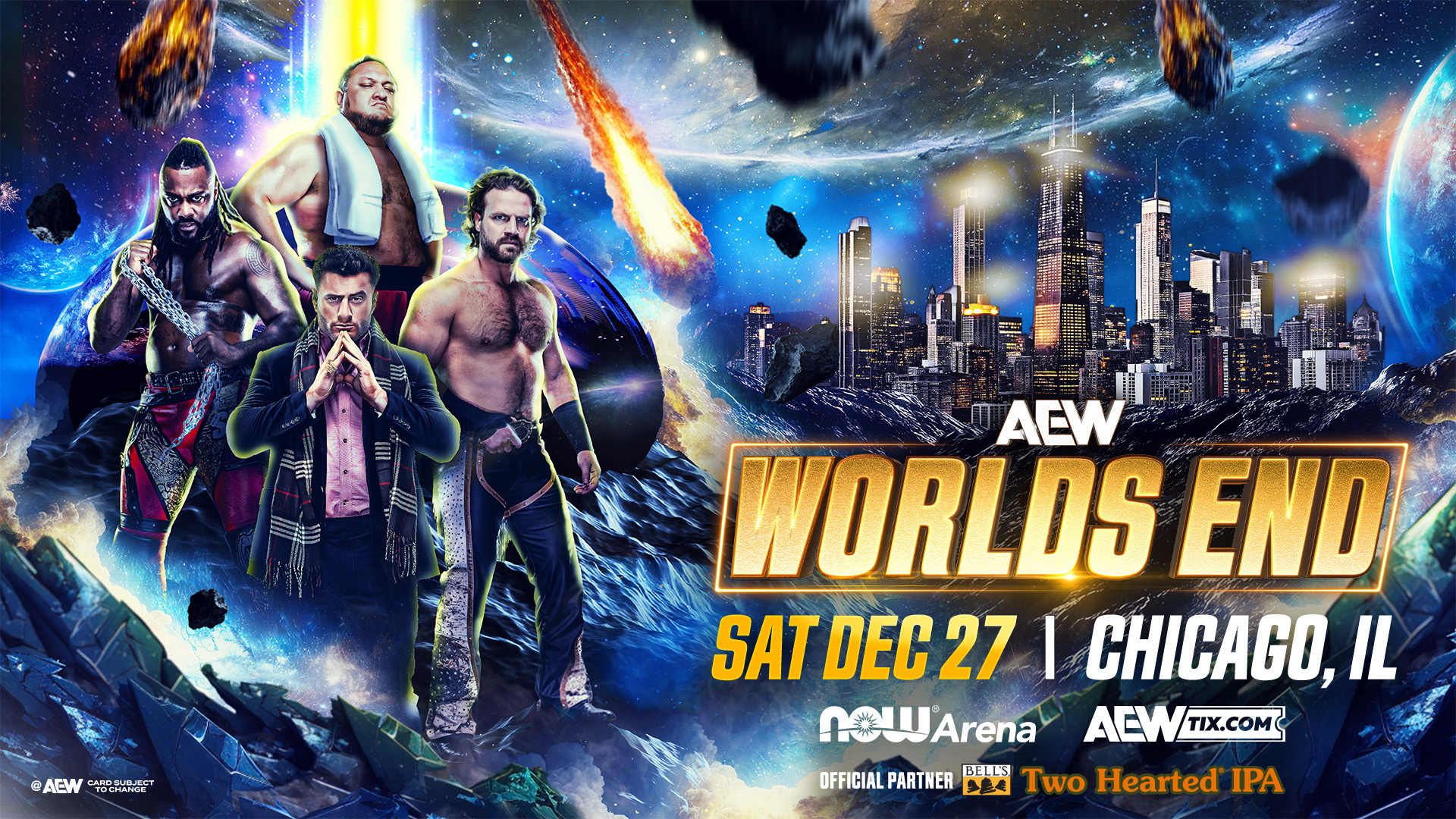 AEW Worlds End live results: Four-way World title match, Continental Classic finale