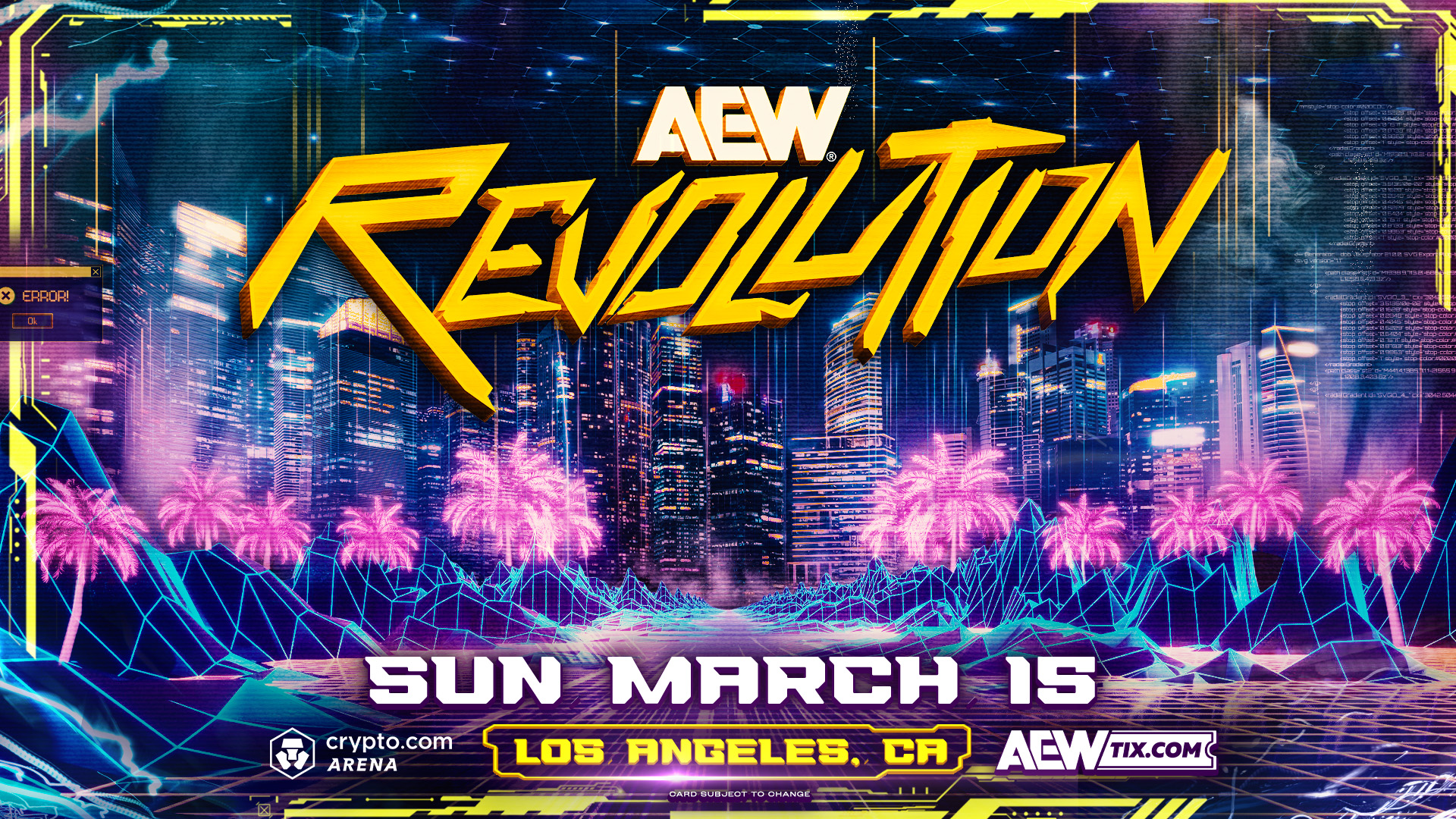 AEW announces date and location for Revolution 2026