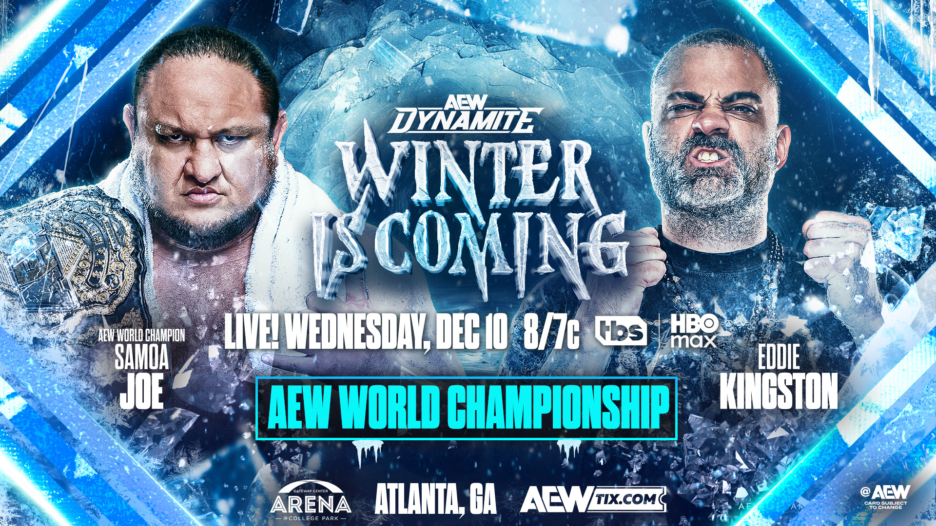 AEW Dynamite Winter is Coming live results: World title match