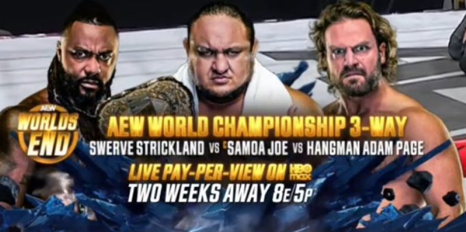 Two title matches official for AEW Worlds End